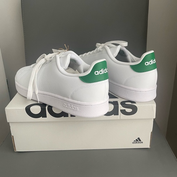 Adidas Advantage Men’s Sneakers White Green Size 11.5 main image 7